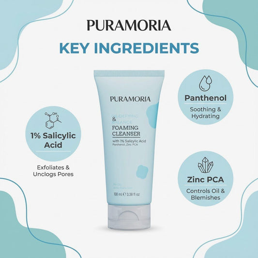 Salicylic Acid Balance Foaming Cleanser - PURAMORIA
