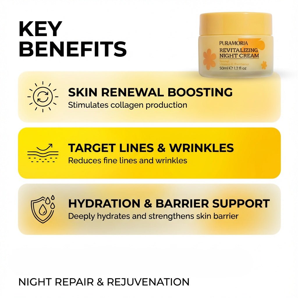 Retinol Revitalizing Night Cream - PURAMORIA