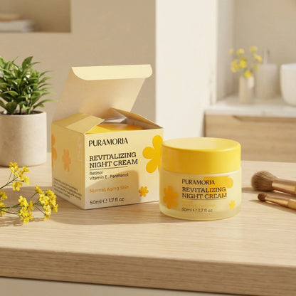 Retinol Revitalizing Night Cream - PURAMORIA