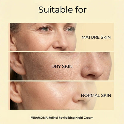Retinol Revitalizing Night Cream - PURAMORIA