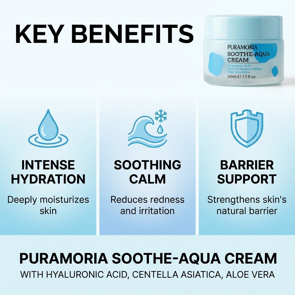 Aqua - Soothe Hydrating Cream - PURAMORIA