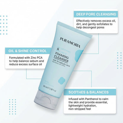 Salicylic Acid Balance Foaming Cleanser - PURAMORIA