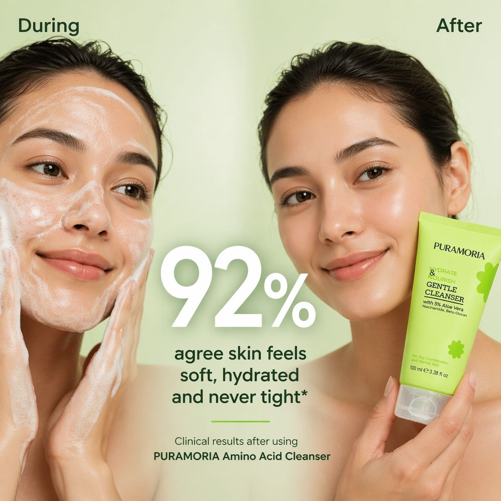 Amino Acid Gentle Moisturizing Cleanser - PURAMORIA