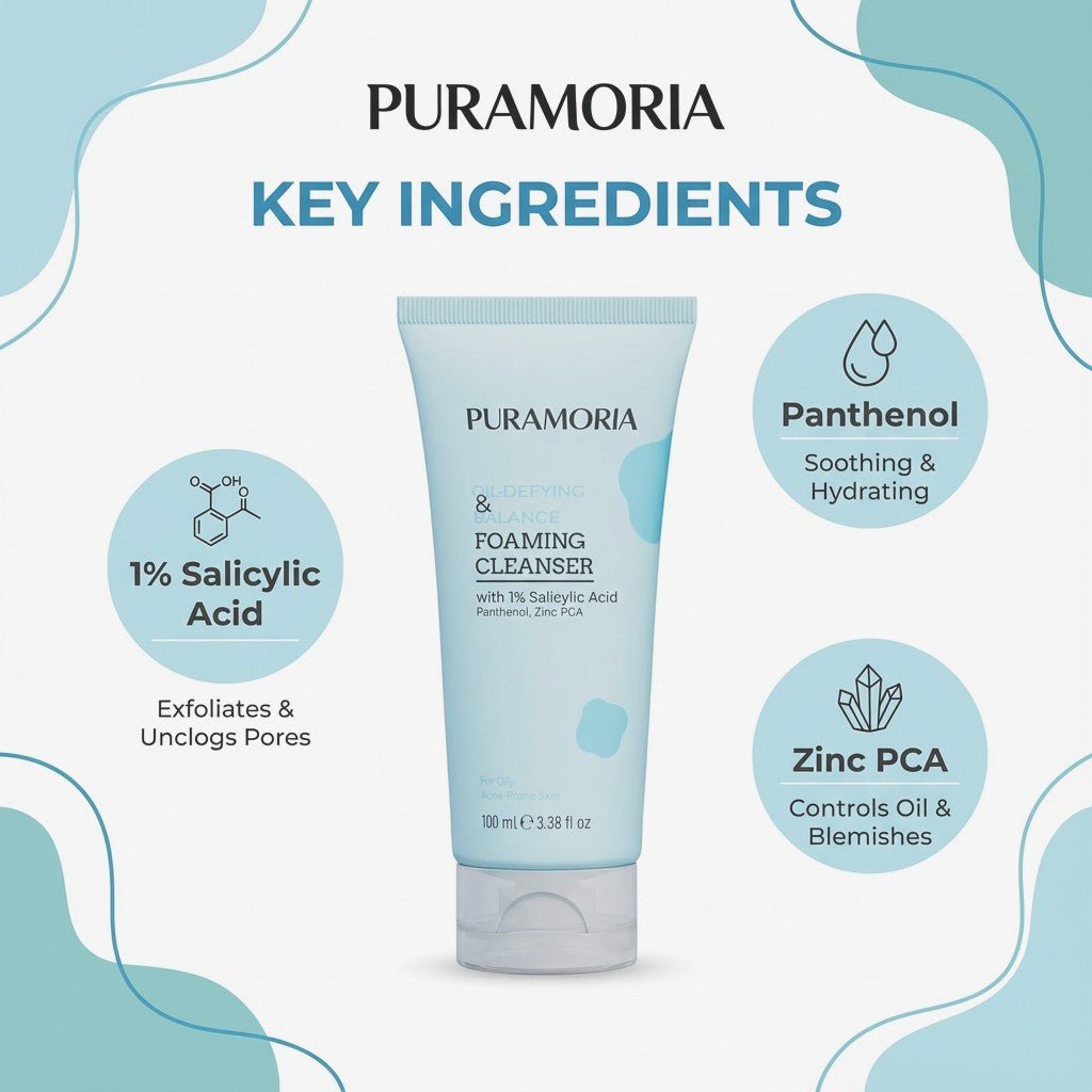 Salicylic Acid Balance Foaming Cleanser - PURAMORIA