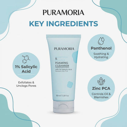 Salicylic Acid Balance Foaming Cleanser - PURAMORIA