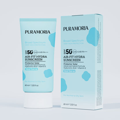 Air - Light Hydrating SPF50+ Sunscreen - PURAMORIA