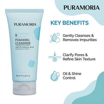 Salicylic Acid Balance Foaming Cleanser - PURAMORIA