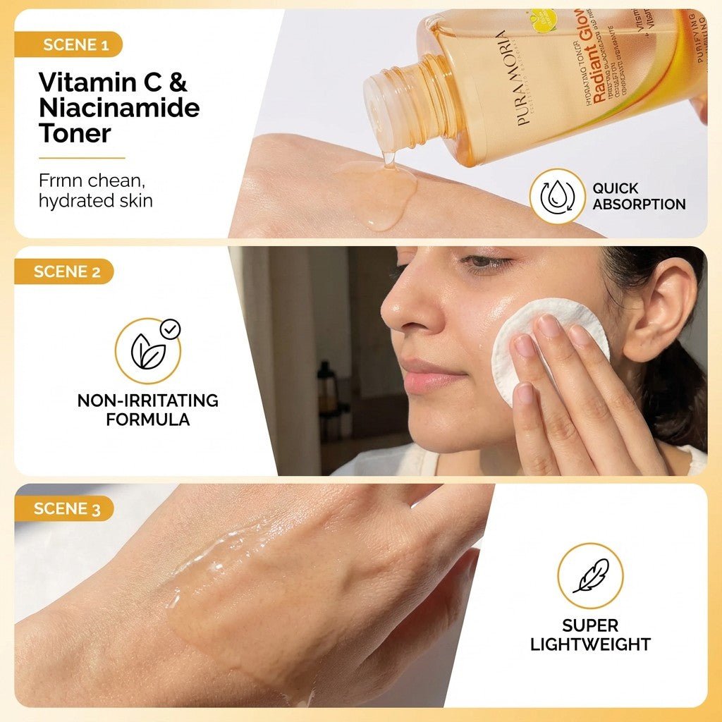 Radiant Glow Vitamin Hydrating Skin Toner - PURAMORIA