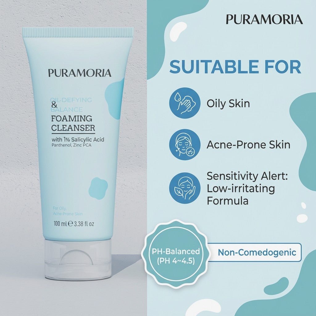 Salicylic Acid Balance Foaming Cleanser - PURAMORIA