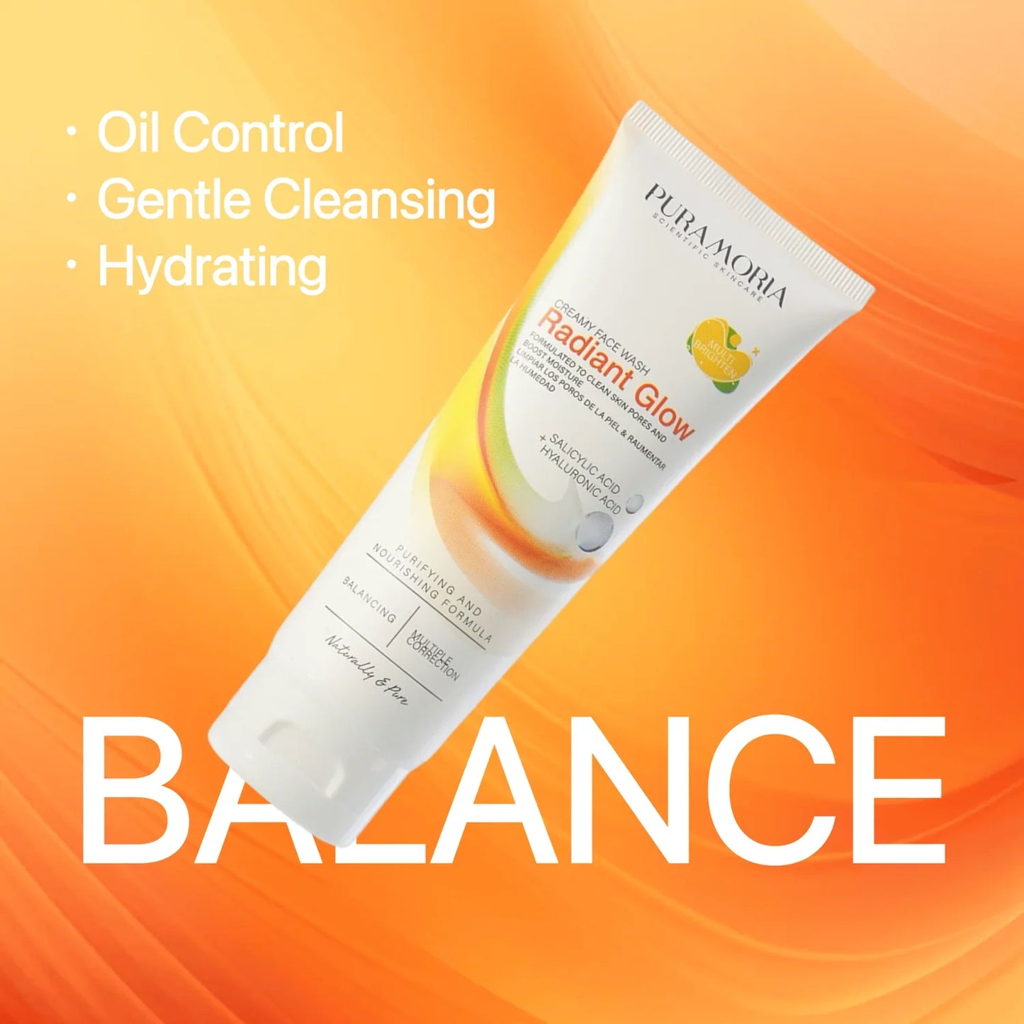 Radiant Glow Oil - Control Clarifying Cleanser - PURAMORIA