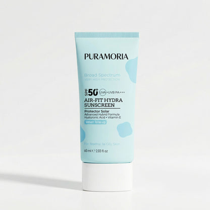 Air - Light Hydrating SPF50+ Sunscreen - PURAMORIA