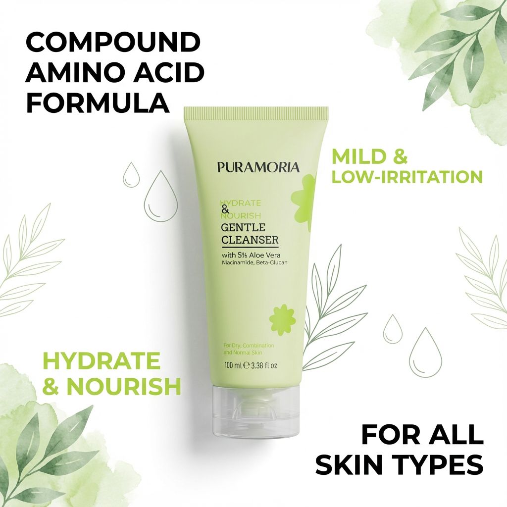 Amino Acid Gentle Moisturizing Cleanser - PURAMORIA