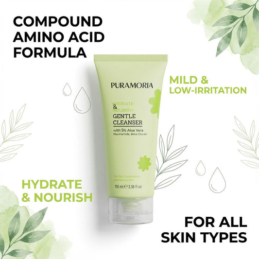 Amino Acid Gentle Moisturizing Cleanser - PURAMORIA