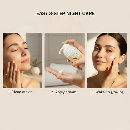 Radiant Glow Hyaluronic Acid Night Cream - PURAMORIA