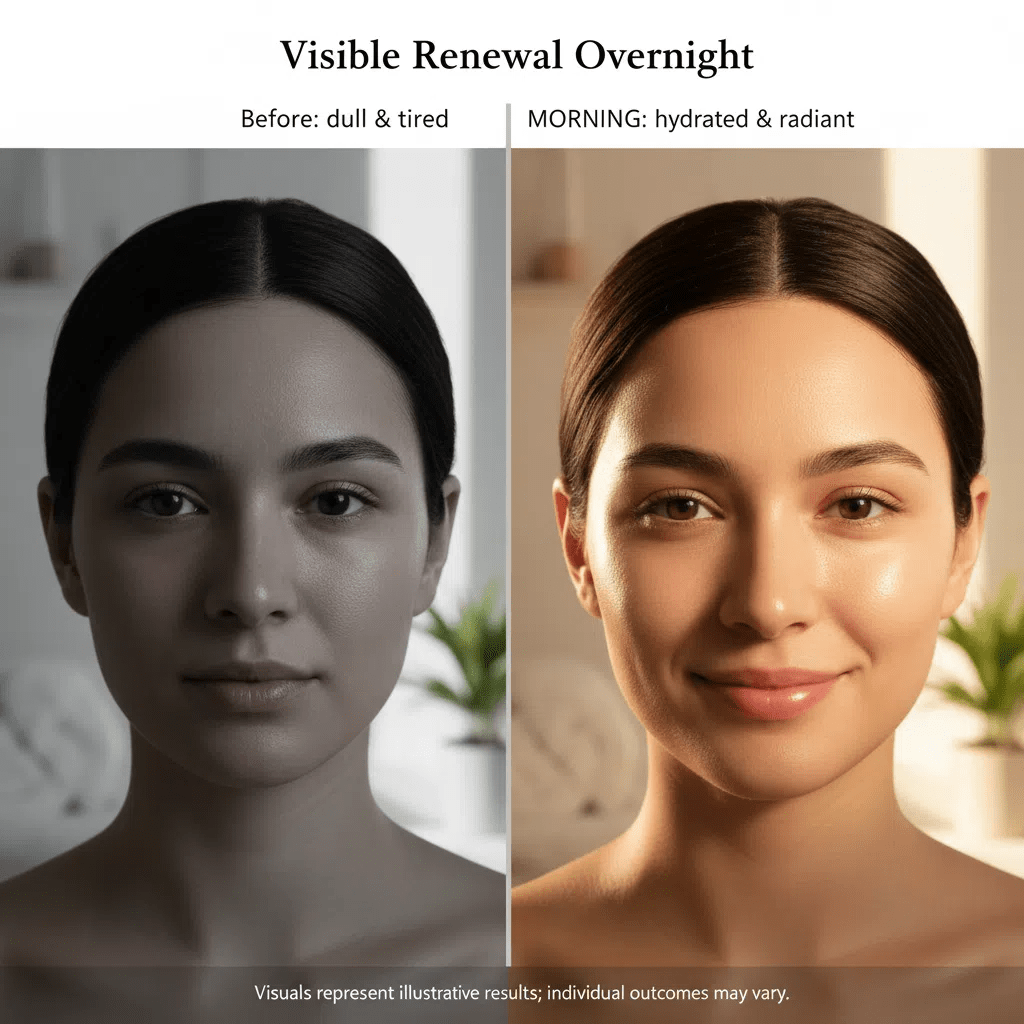 Radiant Glow Hyaluronic Acid Night Cream - PURAMORIA