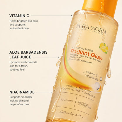 Radiant Glow Vitamin Feuchtigkeitsspendendes Gesichtswasser