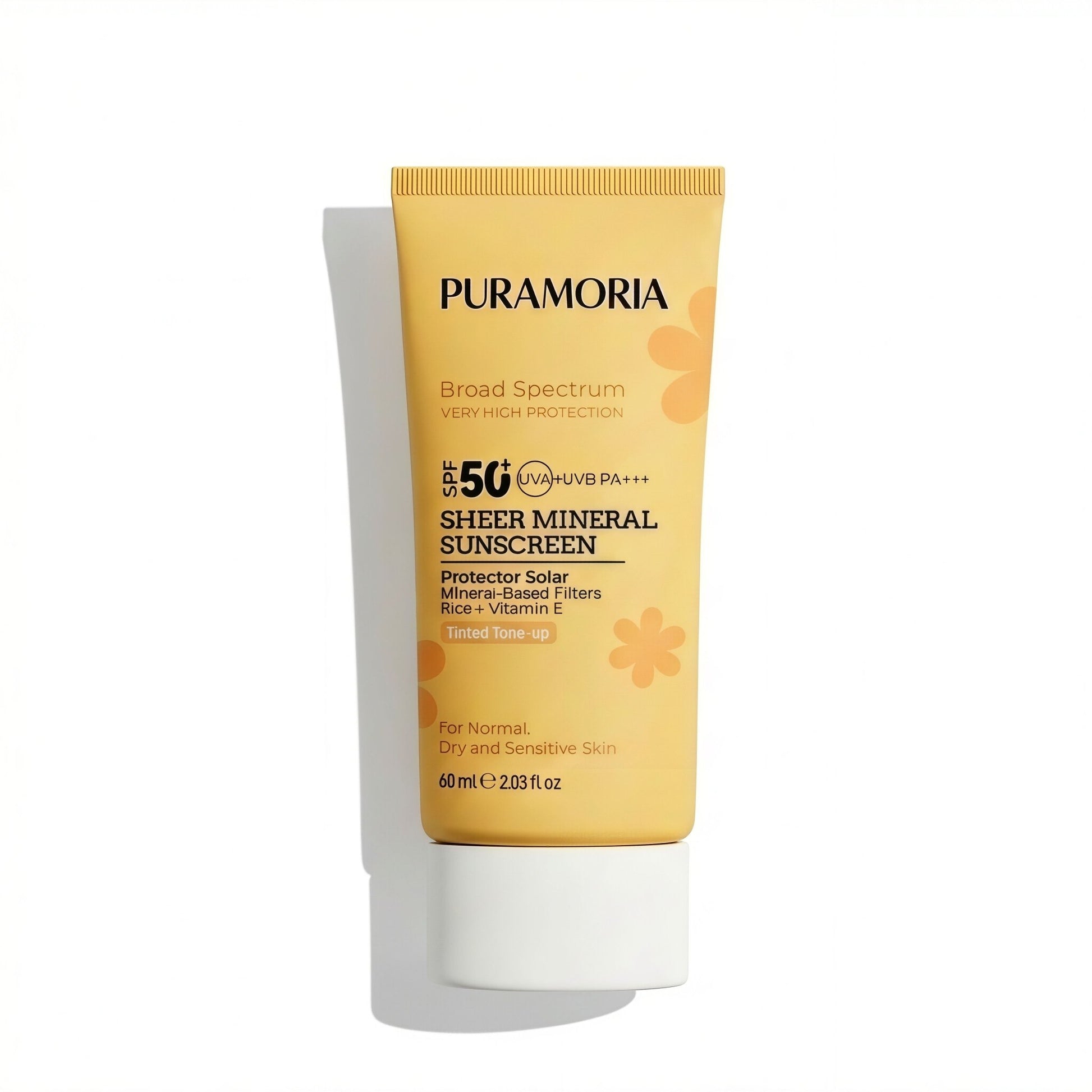 Rice Tinted Mineral SPF50+ Sunscreen - PURAMORIA